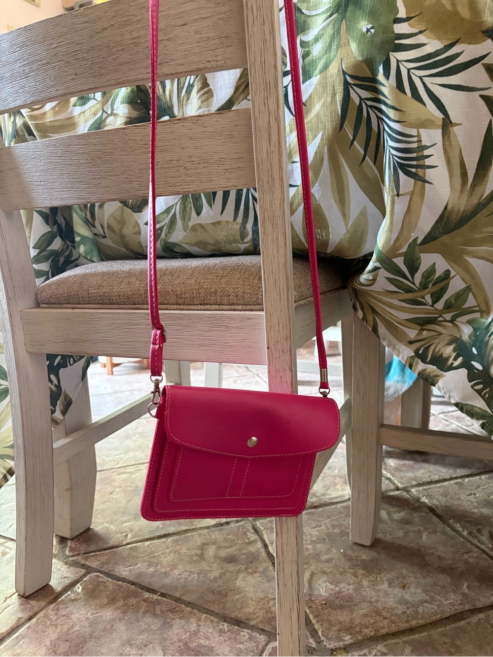 Pink Crossbody Shoulder Bag - Unbranded